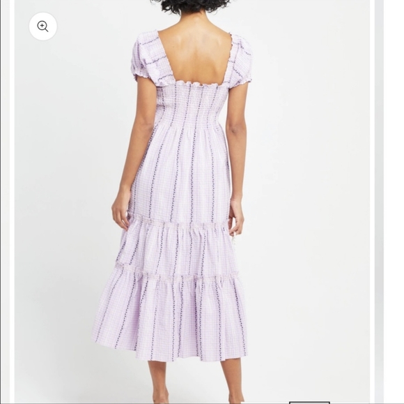 O . P . T Square Neck Smocked Maxi Dress - Picture 2 of 2